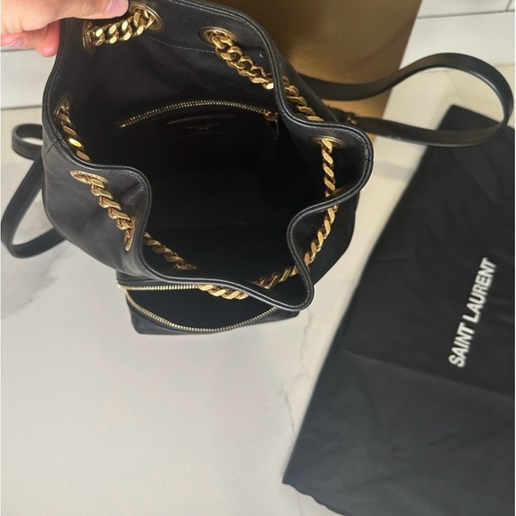 NWT Saint Laurent Jamie Leather Backpack - Picture 9 of 16